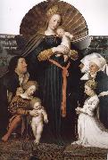Hans Holbein Our Lady Meyer Sweden oil painting reproduction